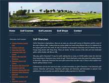 Tablet Screenshot of golfshenzhen.com